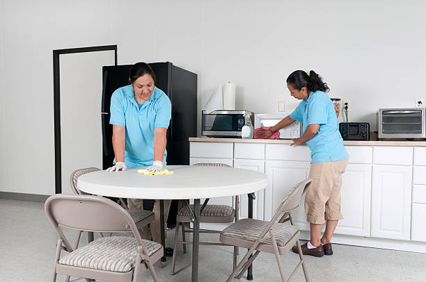 Office kitchen cleaning procedures